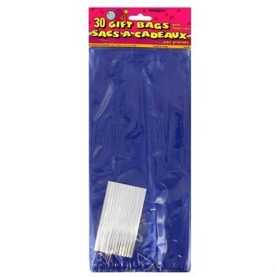 Loot Bag-Blue-30pk (5&#39;&#39; x 11.5&#39;&#39;)