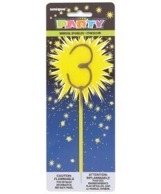 Sparkler- Numeral #3-7&quot;
