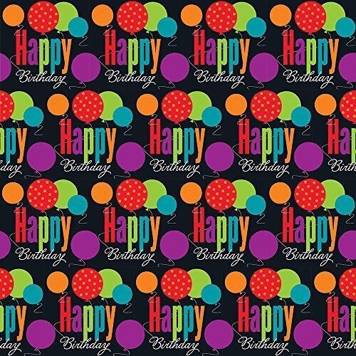 Gift Wrap-Happy Birthday Cheer-1pkg-30&quot;x5ft