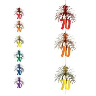 Firework Stringer-Cascade-70th Celebration-1pkg-7ft