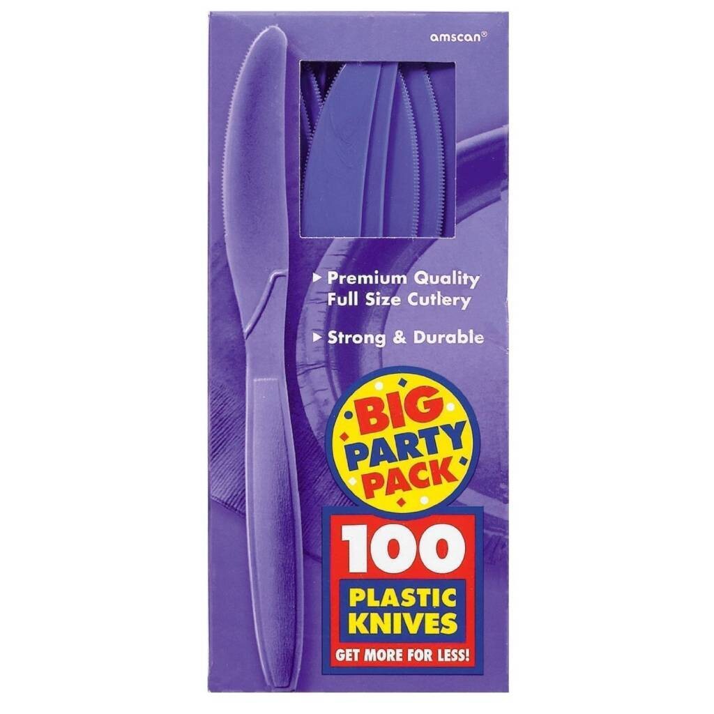 Knives-Premium-New Purple-Box/100pkg-Plastic