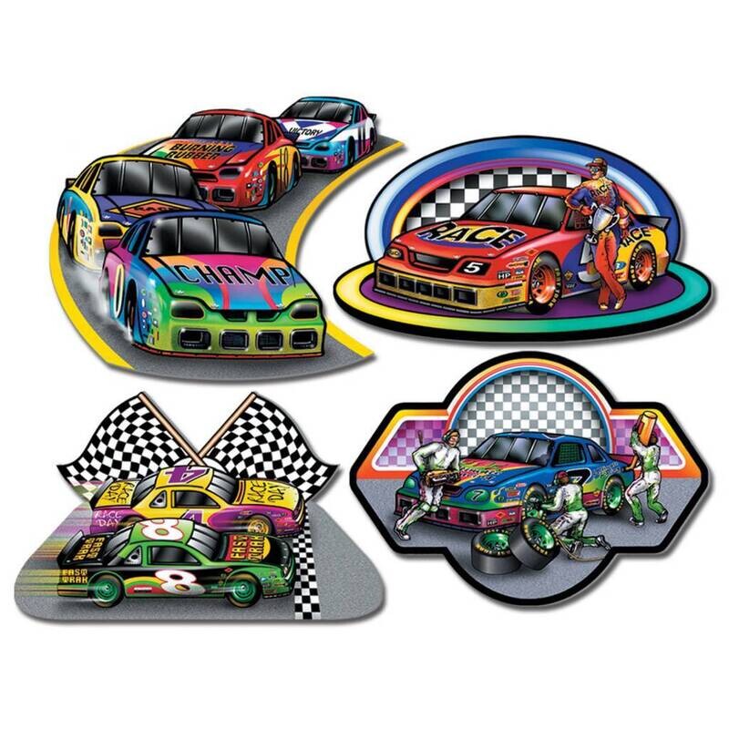 Cutouts-Racecars-4pkg-16&quot;