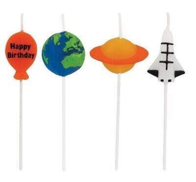 Pick Candles-Space Blast-4pcs