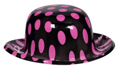 Mini Hats- Polka Dots-Classic 50&#39;s-Plastic