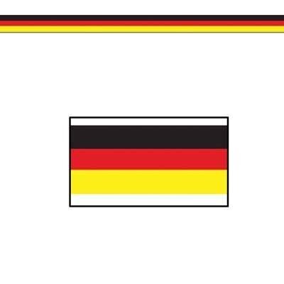 Party Tape-Plastic-German Flag-1pkg-50ft