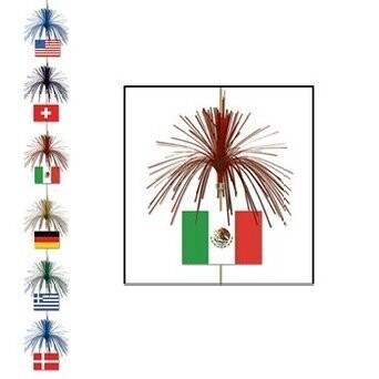 Firework Stringer-Cascade-International Flags-1pkg-7ft