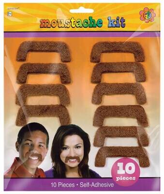Moustache Kit-60&#39;s-10pk