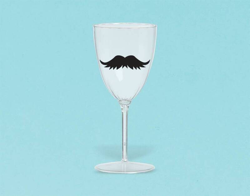 Drink Markers-Assorted Moustaches-16pkg