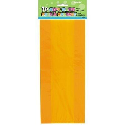 Loot Bags- Orange- 30pcs (11.5"x5")