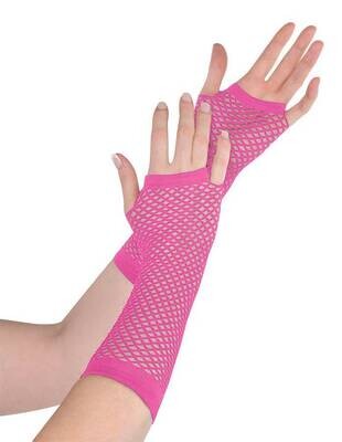 Gloves-Fishnet-Pink