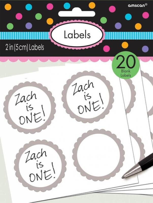 Labels -Silver-20pk/2&#39;&#39;