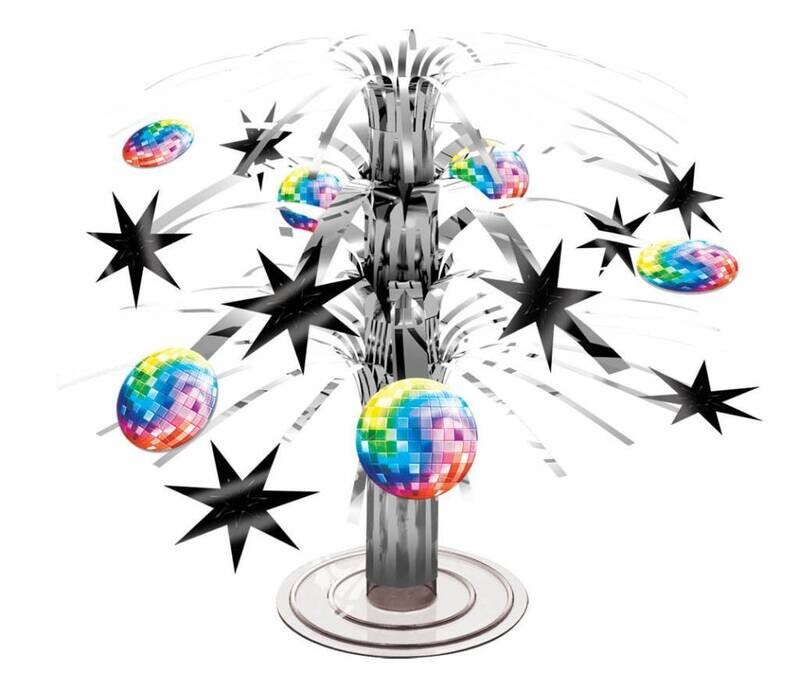 Centerpiece-Cascade-Disco 70&#39;s-7.5&#39;&#39;