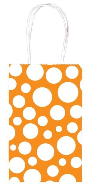 Gift Bag- Orange Peel Dot-Paper-1pkg-8.5&#39;&#39;