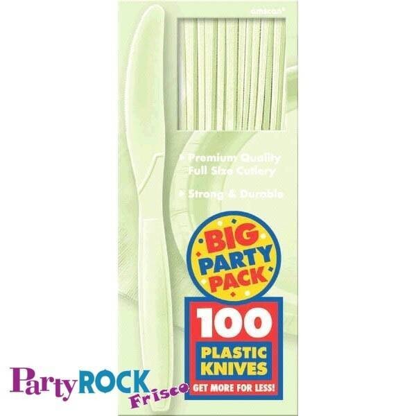 Knives-Premium-Leaf Green-Box/100pkg-Plastic