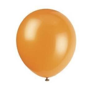 Balloons-Latex-Pumpkin Orange-12&#39;&#39; (10pk)