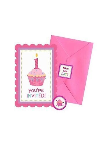 Invitations-Sweet Little Cupcake Girl