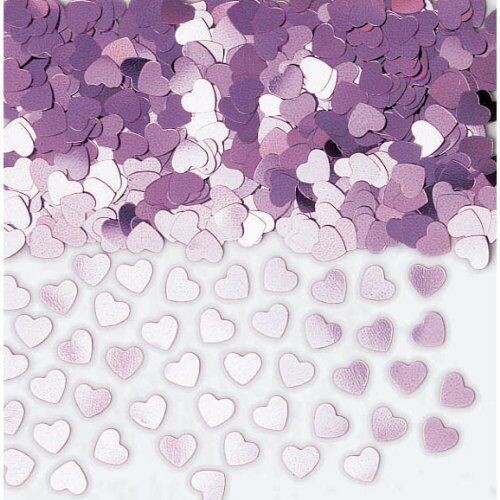 Confetti-Sparkle Hearts-Pink-0.5oz