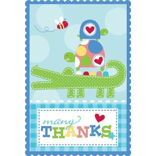 Thank You Cards-Ahoy Baby-8pk