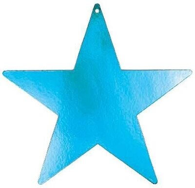 Cutouts-Star-Turquoise-15&#39;&#39;-Foil