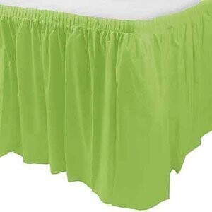 Table Skirt-Rectangular-Kiwi-Plastic - Discontinued