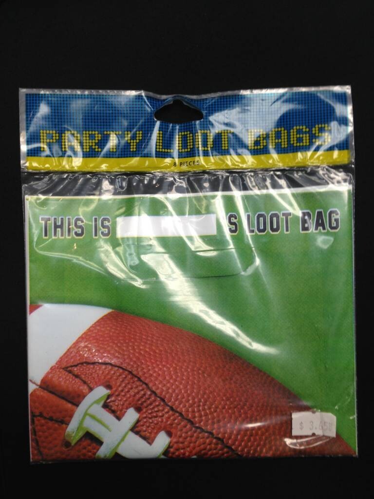 Loot bags-Football-8pk