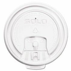Lids-Plastic-Paper Hot Cup 10oz-100pk
