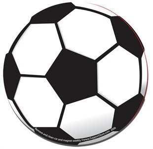Car magnet-Soccer-18cm x11cm