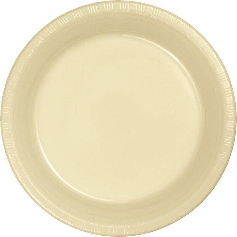 Plates-BEV-Ivory-20pkg-Plastic