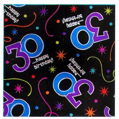 Gift Wrap-30 Happy Birthday-5ft x 30&#39;&#39;