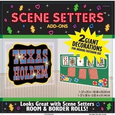Scene Setters- Casino-33.5&#39;&#39;x65&#39;&#39;-2pk