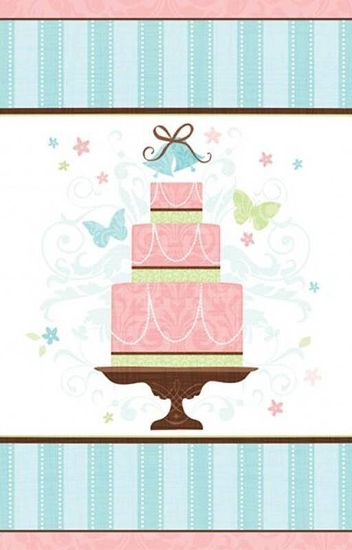 Table Cover-Blushing Bride-Paper-54&#39;&#39; x 102&#39;&#39; - Discontinued