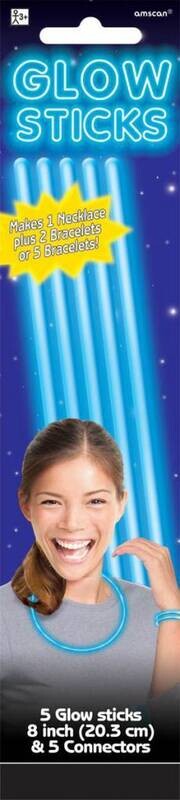 Glow Sticks-Super-Blue-8&#39;&#39;-5pk