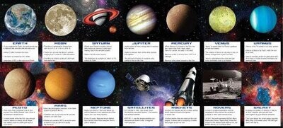 Flash Fact Cards-Space Blast-1pkg