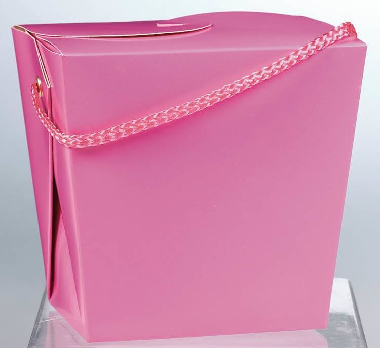 Paper Pail-Large -Pink