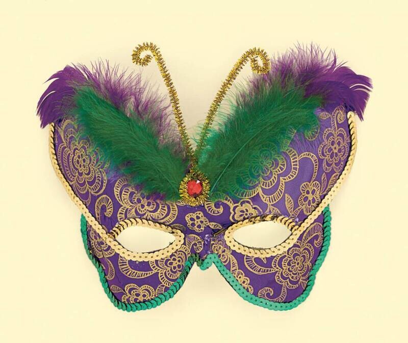 Masks-Butterfly-Mardi Gras