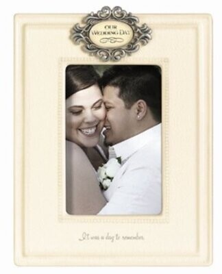 Photo Frame-Our Wedding Day-1pkg-9.25&quot;x7&quot;