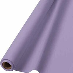Tablecover Roll-Lavender-100Ft-Plastic
