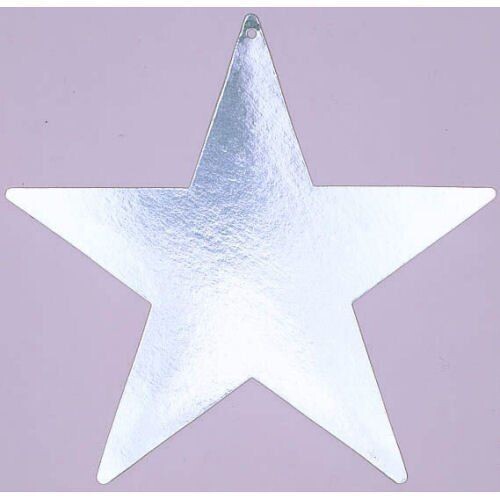 Cutout-Star-Silver-Foil-15&#39;&#39;