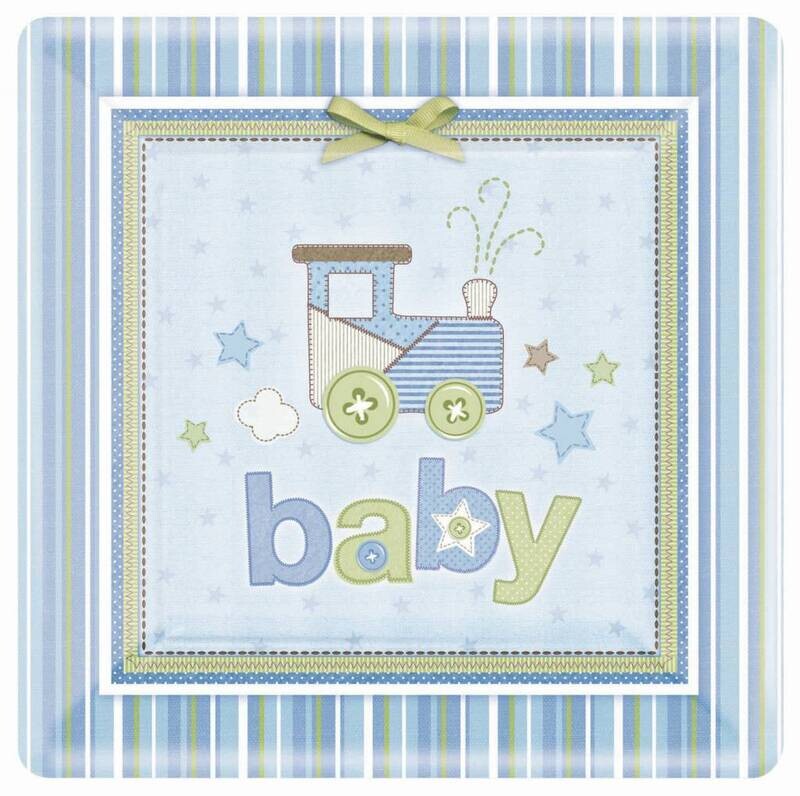 Plates DN-Carter&#39;s Baby Boy-8pk-Paper - Discontinued