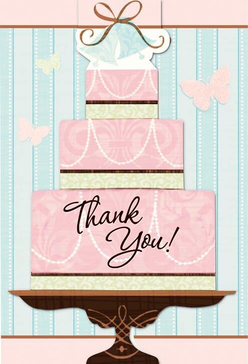 Thank You Cards-Blushing Bride-20pk