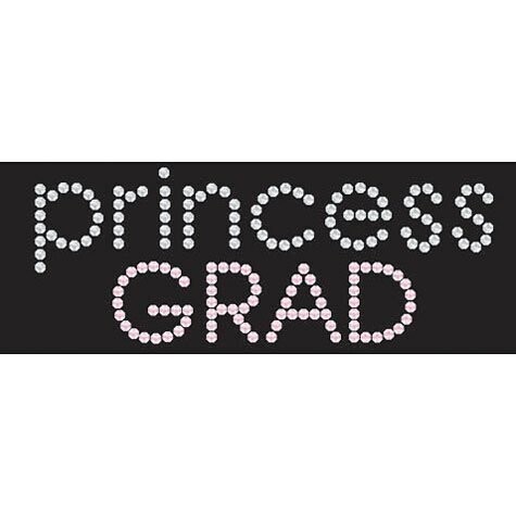 Iron On- Princess Grad-4&#39;&#39; (Seasonal)