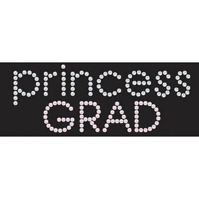 Iron On- Princess Grad-4&#39;&#39; (Seasonal)