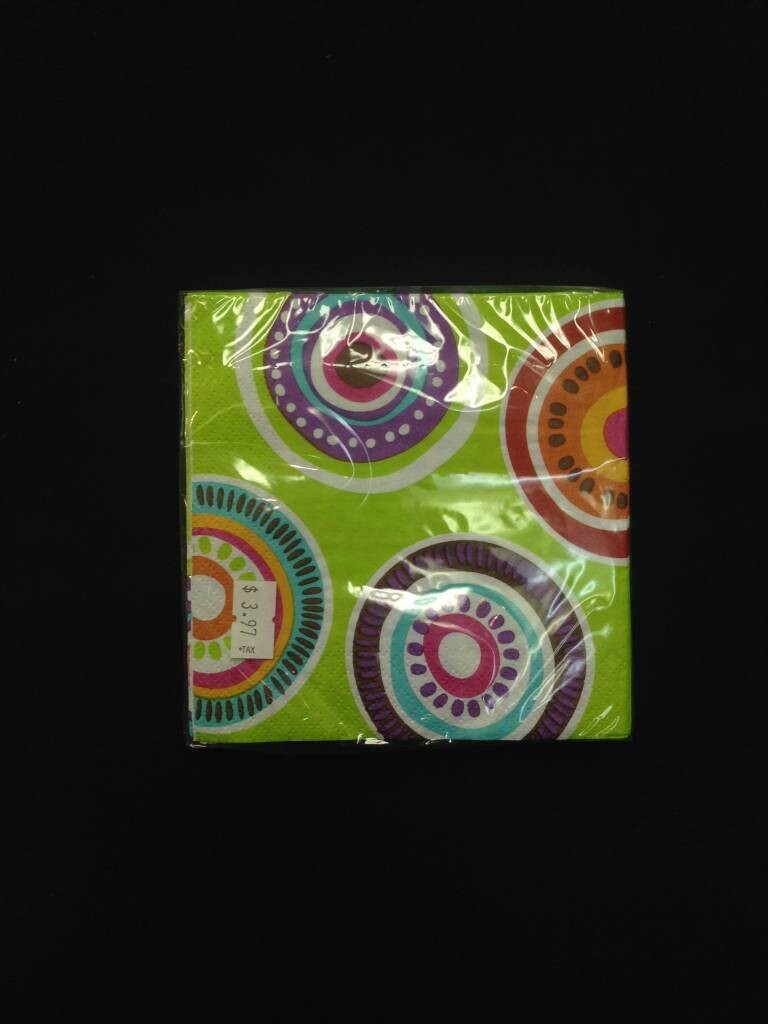 Napkins-BEV-Summer Cocktail Summer Style-16pk-2ply (Discontinued)