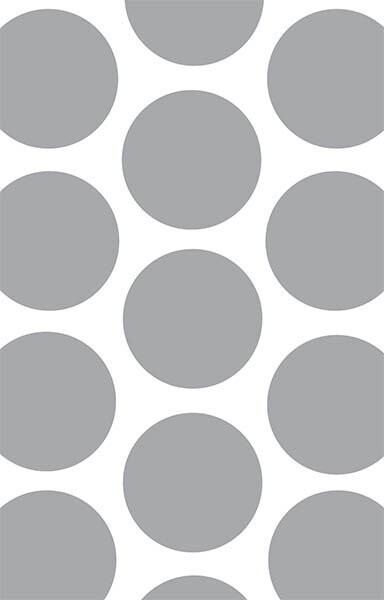 Favour Bags-Dots-Silver -7&#39;&#39; x 4.5&#39;&#39;-10pk