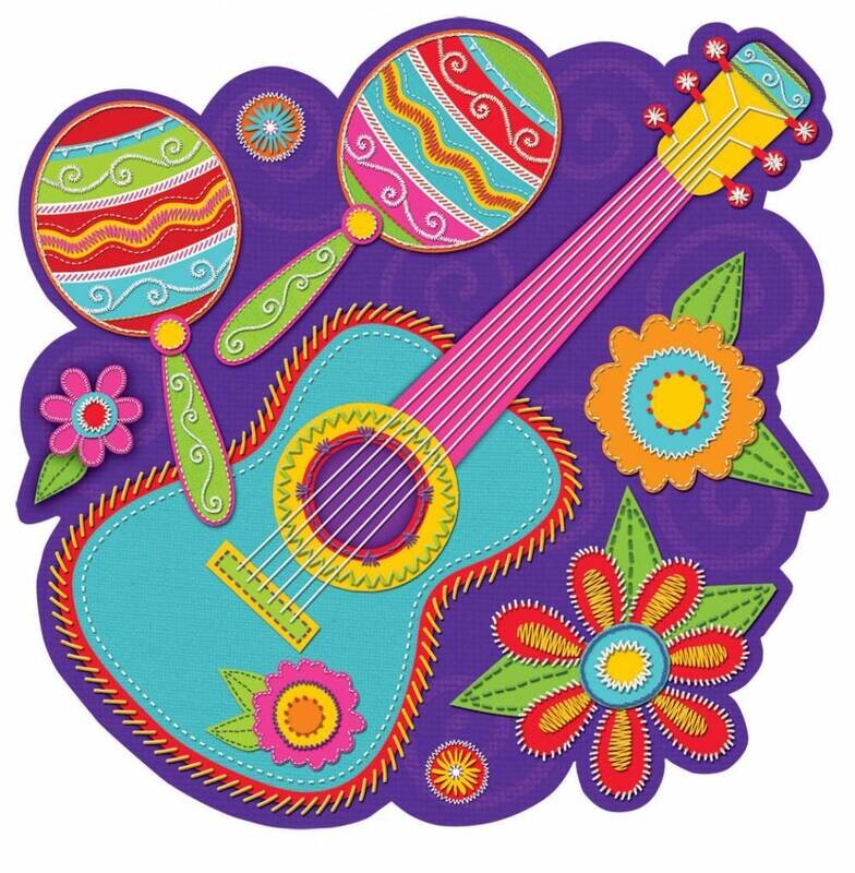 Cutouts- Mexican Fiesta-Paper-13&#39;&#39;