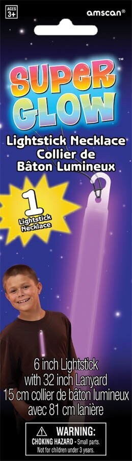 Light Stick Necklace -Purple