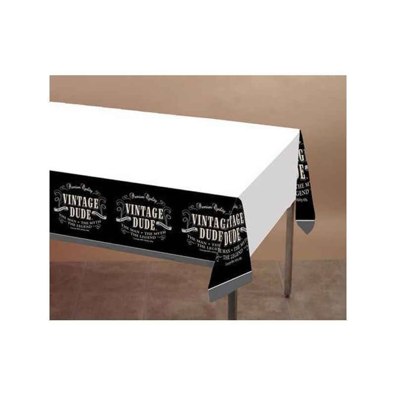 Tablecover-Rectangle-Vintage Dude-Plastic - Discontinued