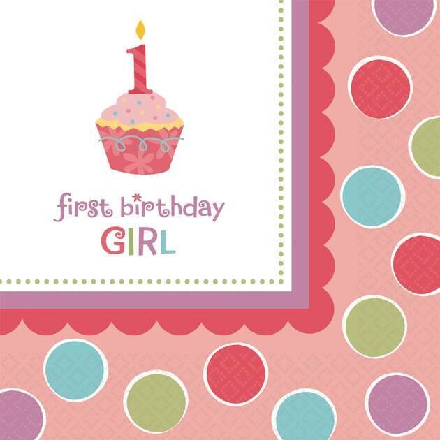 Bev Napkins-Cupcake Girl- Final Sale
