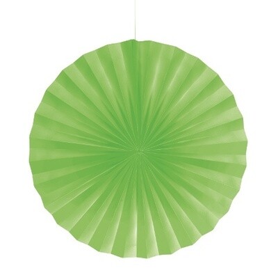 Paper Fan-Lime Green-1pkg-16&quot;