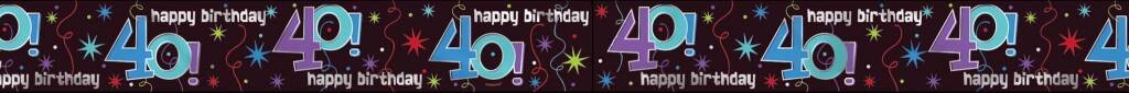 Banner-40th Bday-Foil-12ft